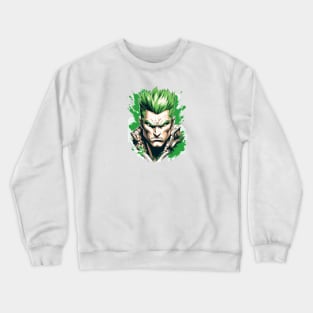 Guile from Street Fighter Design Crewneck Sweatshirt